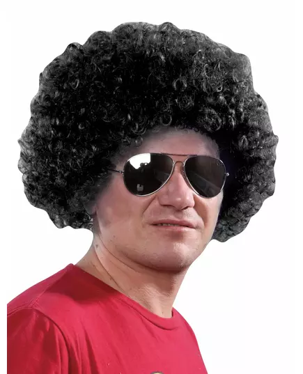 Svart afroperuk standard vuxen
