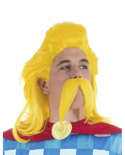 Peruk och mustasch Assurancetourix™ - Astérix och Obélix™