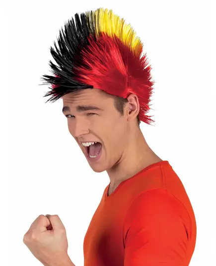 Punkperuk supporter Belgien vuxen