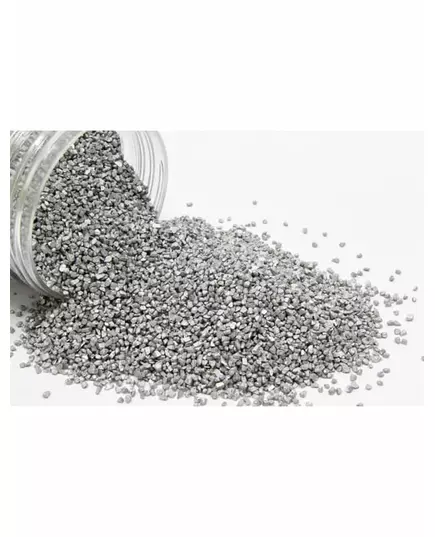 Silverfärgad metalliserad sand 400 g
