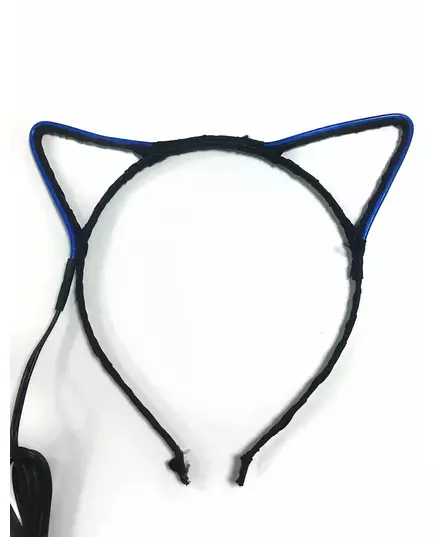 Kattöron-diadem neon vuxen