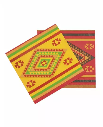20 mexikanska pappersservetter 33 x 33 cm