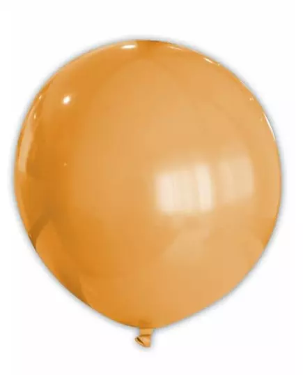 Orange ballong 80 cm
