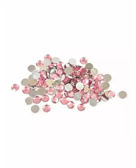 100 runda bordskonfettin i roséguld, 0,6 cm, 10 g
