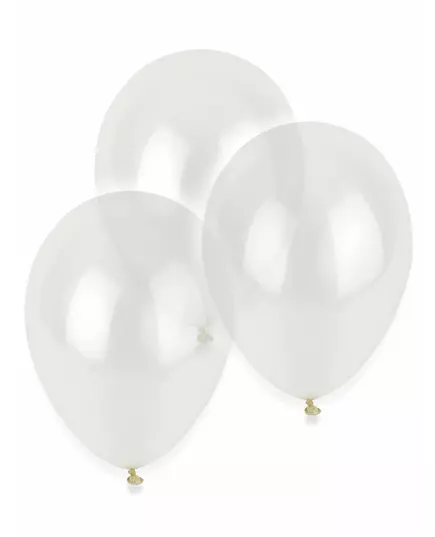 12 transparenta ballonger 28 cm