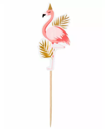 12 träpinnar Flamingo Tropic 13 cm