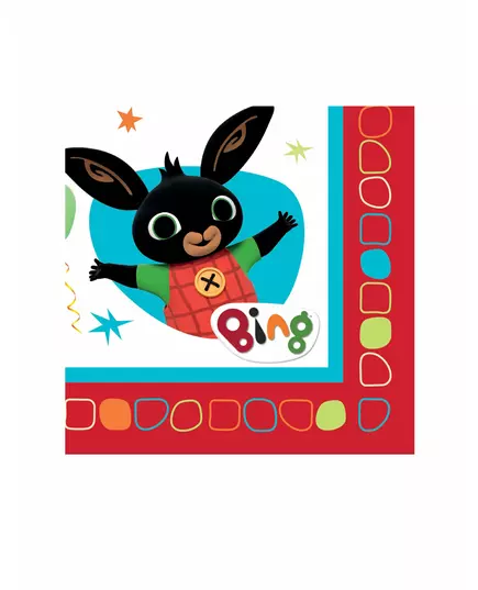 16 Bing™-pappersservetter 33 x 33 cm