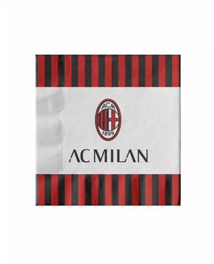 20 pappersservetter AC Milan™ 33 x 33 cm