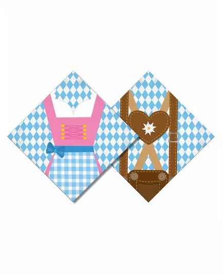 20 pappersservetter ölfest 33 x 33 cm