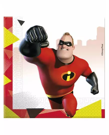 20 servetter Les Indestructibles 2™ 33 x 33 cm