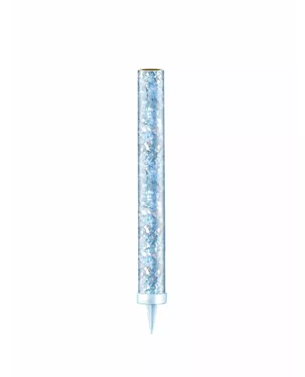 Set med 3 silverfärgade isfontäner 12 cm