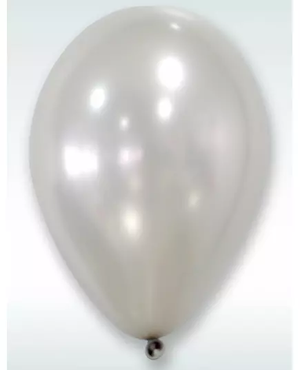 50 metalliserade silverballonger 30 cm