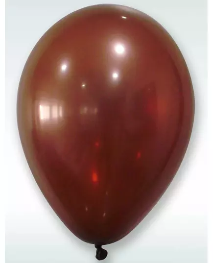 50 metalliska bruna ballonger 30 cm