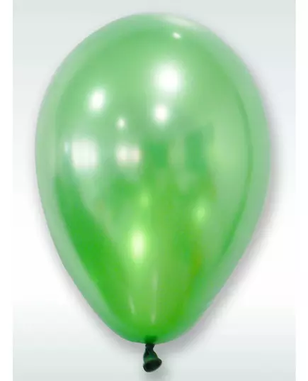 50 gröna metallicballonger 30 cm