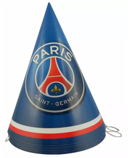 6 pappfesthattar PSG™ 16 cm