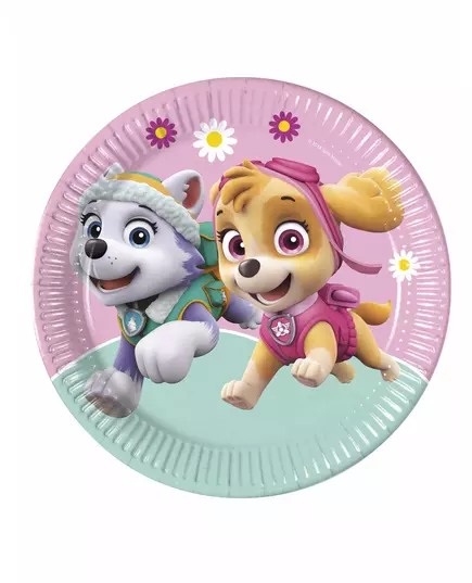 8 papperstallrikar Pat' Patrouille Skye et Everest™ 23 cm