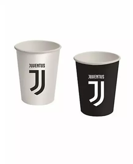 8 Juventus™-pappmuggar 250 ml