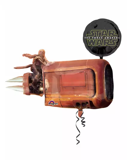 Aluminiumballong 88 cm x 73 cm Star Wars VII ™