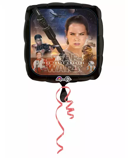 Fyrkantig aluminiumfolieballong Star Wars VII ™