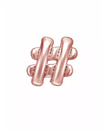 Folieballong # roséguld 35 cm