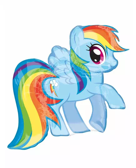 My Little Pony™ Rainbow Dash-aluminiumballong 71 x 68 cm