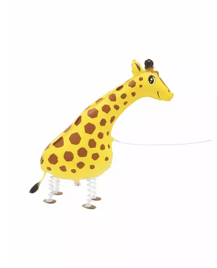 Metallisk gående giraffballong 86,3 cm