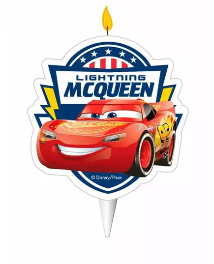 Födelsedagsljus Cars™ 2D 7,5 cm