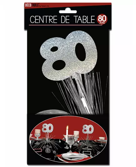 Bordsdekoration 80 år