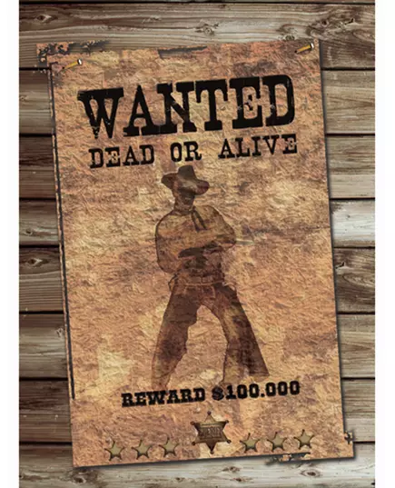 Wanted-utskärning