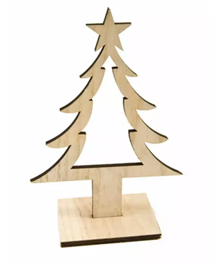 Julgransdekoration i trä 25 cm