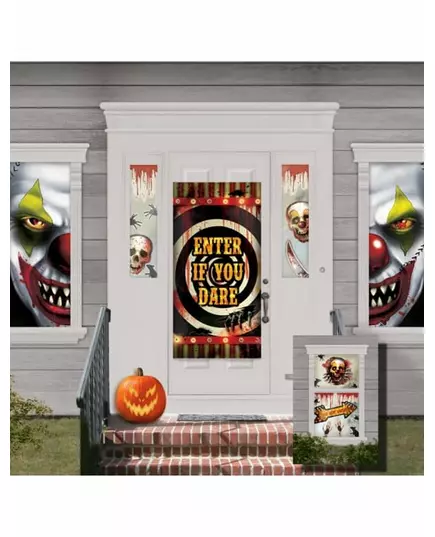 33 clowndekorationer för Halloweenhemmet