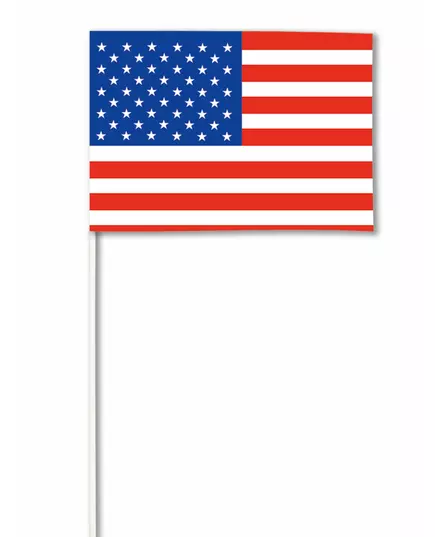 USA-pappersflagga 14 x 21 cm
