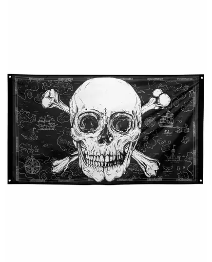 Pir flagga Jolly Roger 90 x 150 cm