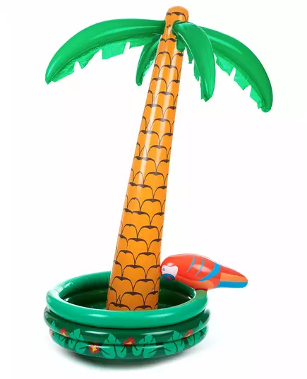 Uppblåsbar palm-kylväska vuxen 170 cm