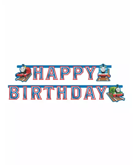 Kartonggirlang Happy Birthday Thomas och hans vänner 180 x 15 cm