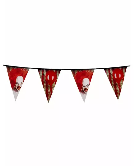 Plastgirlang skräckinjagande clown 30 cm x 6 m