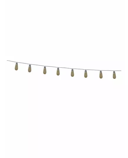 Skrämmande ljus- och ljudgirlang 240 cm Halloween