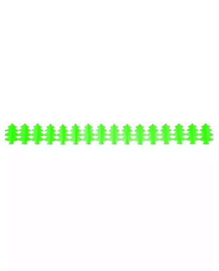 Girlang av brandsäkert papper grön gran 4,5 m