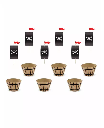 Cupcakekit piratfest 4,8 x 7,6 x 4,6 cm – 20 cm