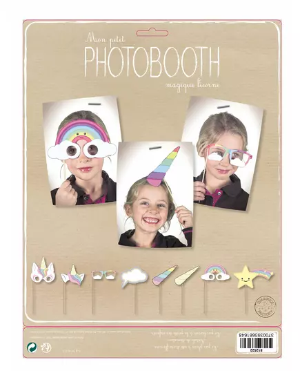 Fotobåsset baby enhörning 8 tillbehör