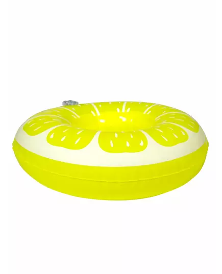 Uppblåsbar mugghållare gul citron