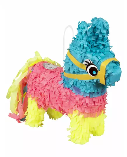 Mini-piñata åsna flerfärgad 20 x 18 cm