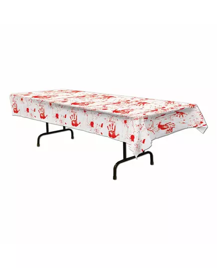 Plastduk med blodiga händer 137 x 274 cm