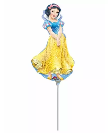 Liten aluminiumballong Snövit™ 19 x 34 cm