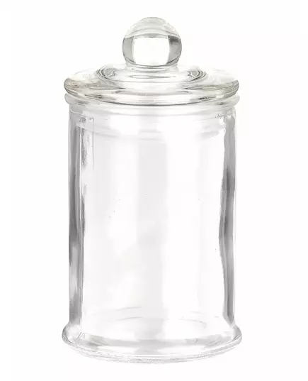 Liten konfektyrburk i glas 12 x 5 cm