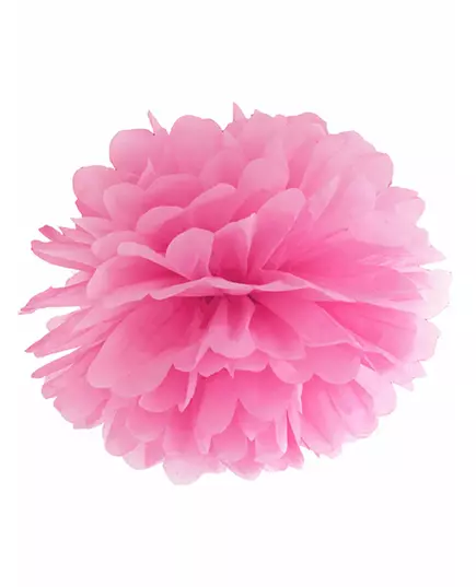 Fuchsiafärgad hängande papperspompon 35 cm