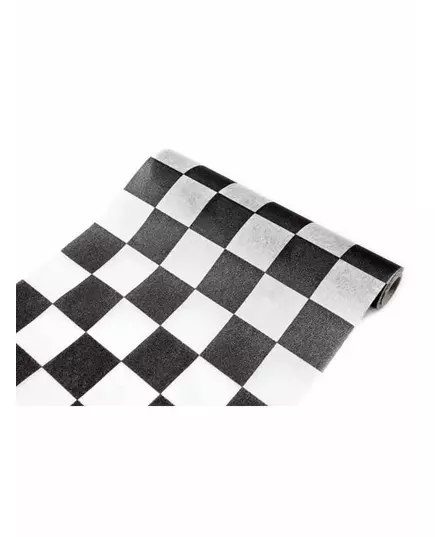 Rutig nonwoven-bordslöpare 27 cm x 5 m