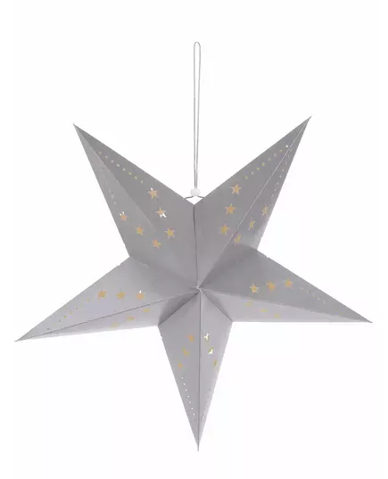 Grå stjärnlykta 60 cm