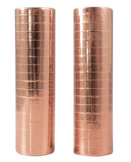 2 rullar serpentiner roséguld 4 m