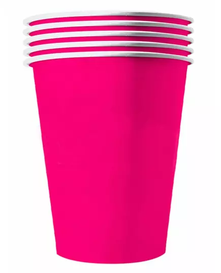 20 rosa amerikanska pappmuggar återvinningsbara 53 cl